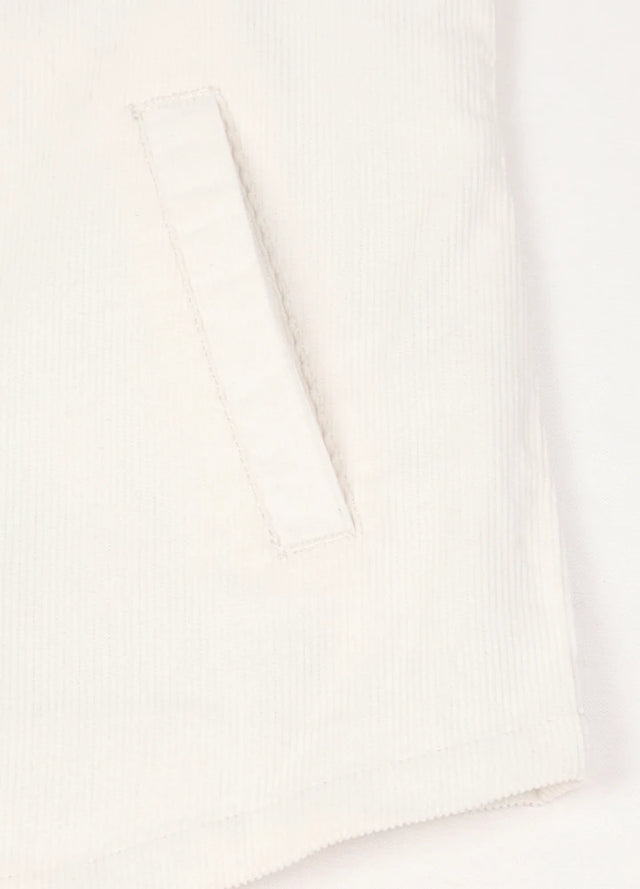 Langarm-Hemdjacke aus Cord im Boyfriend-Fit mit Flanellfutter für Damen