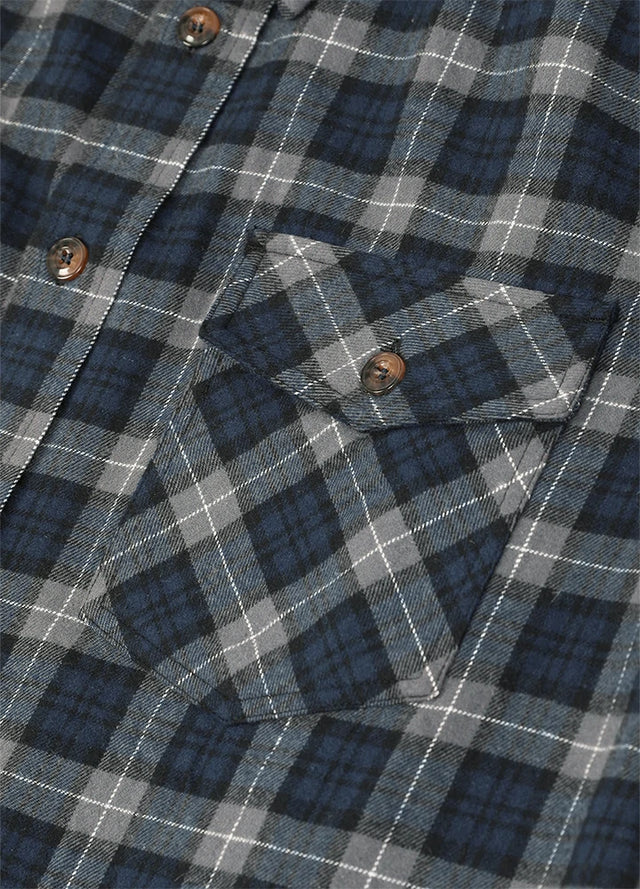 Men's Wildlife Adventure Flannel Plaid Shirt