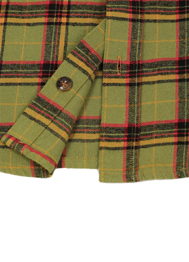 Men's Wildlife Adventure Flannel Plaid Shirt