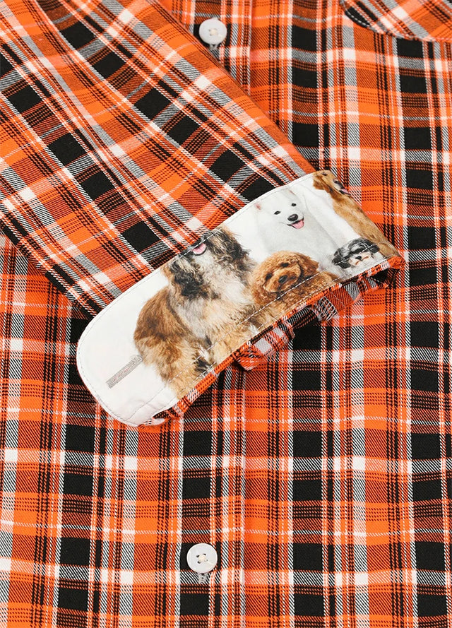 Women's Wildlife Adventure Flannel Plaid Shirt