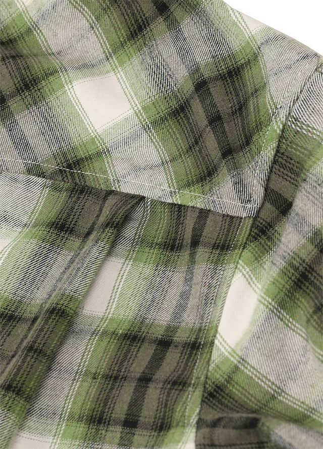 Women's Wildlife Adventure Flannel Plaid Hooded Shirt