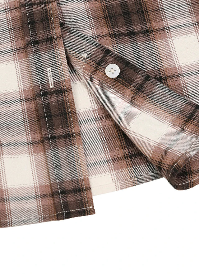 Women's Wildlife Adventure Flannel Plaid Hooded Shirt