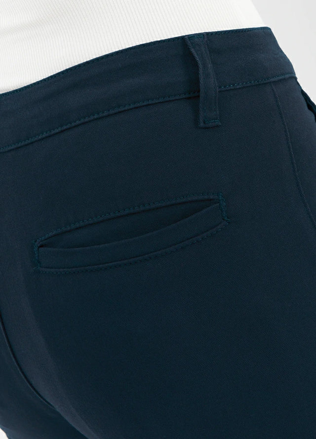 Women's Summer Solid Stretch Bermuda Shorts, 10 inch