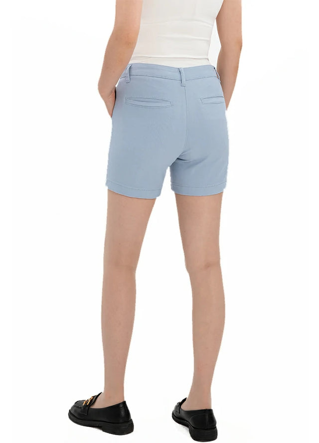 Women's Summer Casual Solid Chino Shorts, 4 Inch
