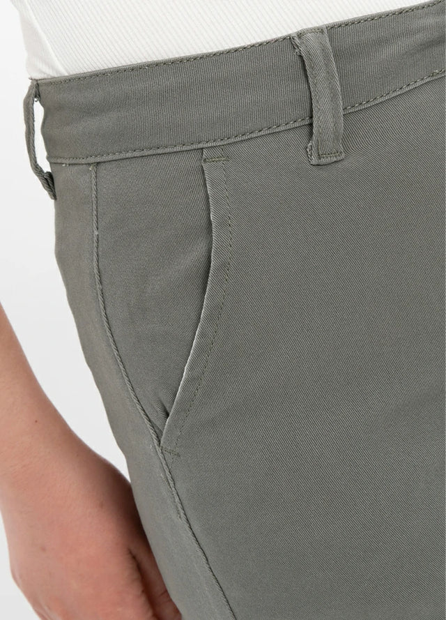 Women's Summer Casual Solid Chino Shorts, 4 Inch