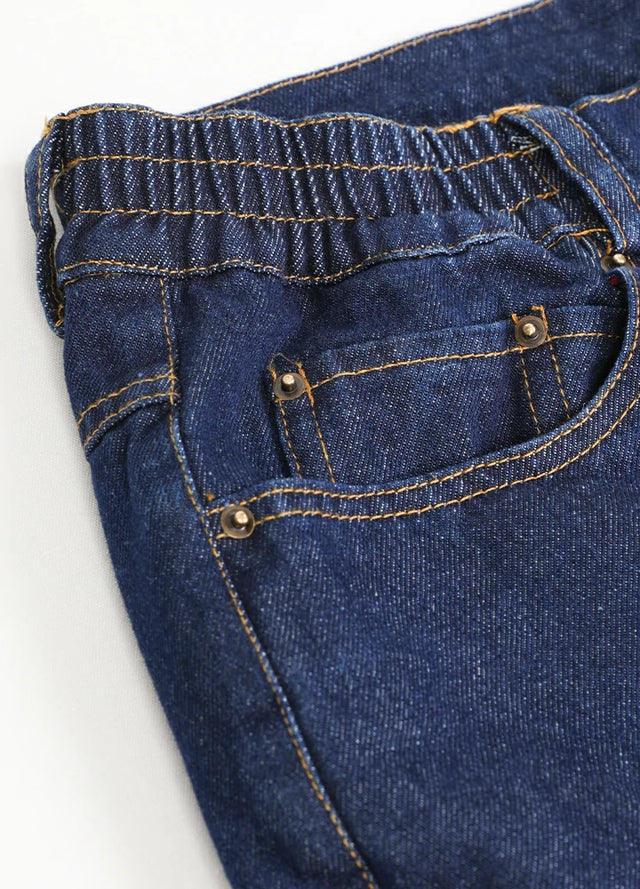 Women's Flannel Lined Jeans,Straight Leg