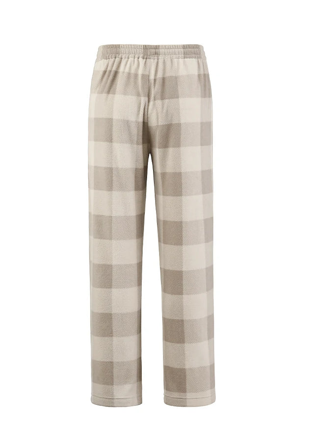 Boys Fleece Plaid Pajama Pants