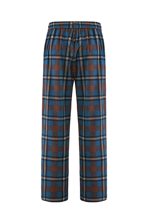Boys Fleece Plaid Pajama Pants