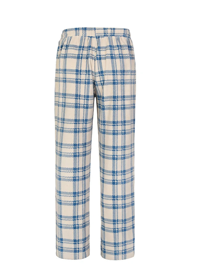 Boys Fleece Plaid Pajama Pants