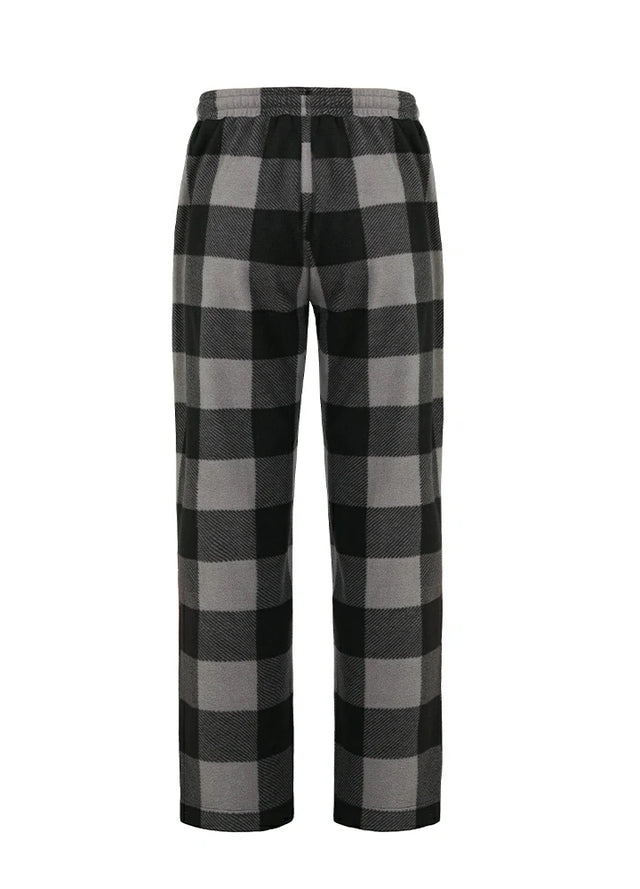 Boys Fleece Plaid Pajama Pants
