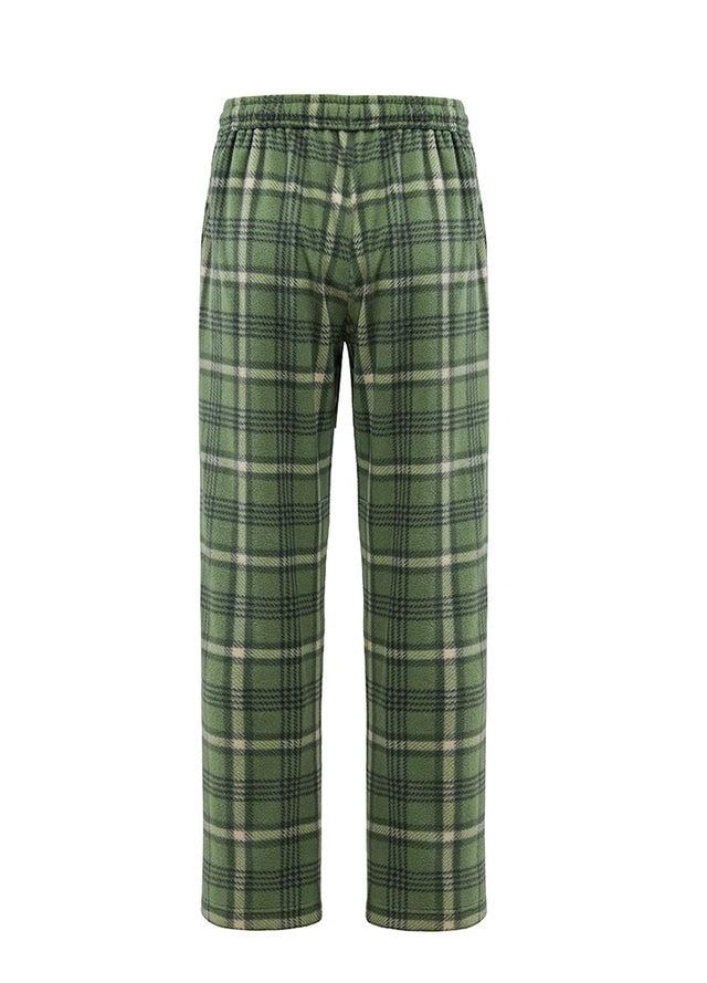 Boys Fleece Plaid Pajama Pants