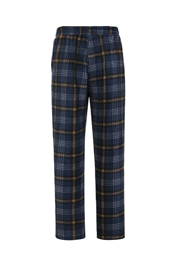 Boys Fleece Plaid Pajama Pants
