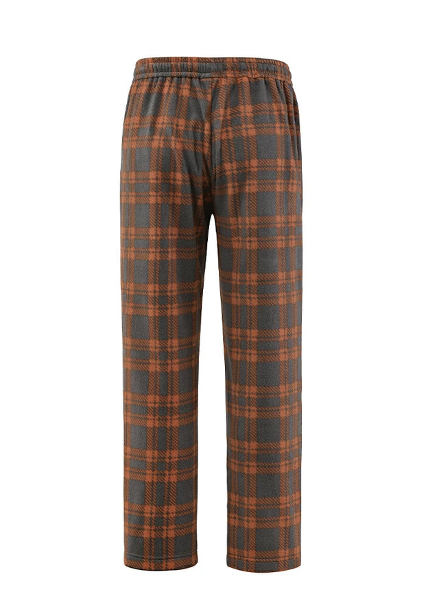 Boys Fleece Plaid Pajama Pants
