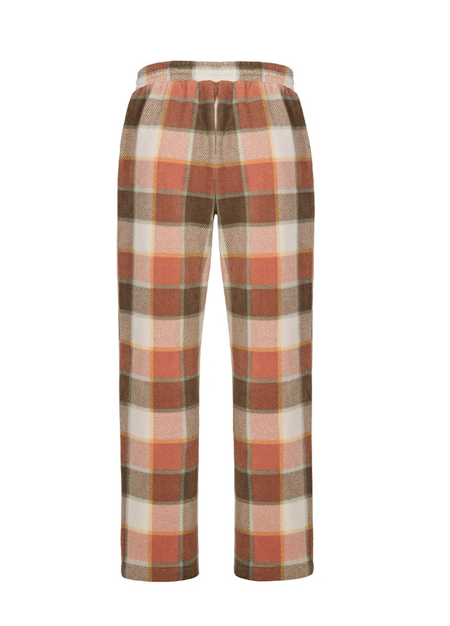 Boys Fleece Plaid Pajama Pants