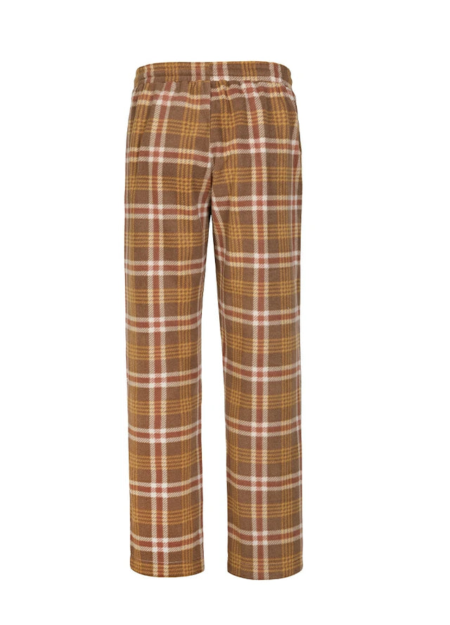 Boys Fleece Plaid Pajama Pants