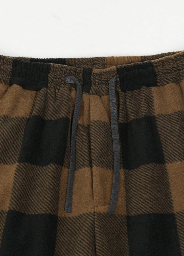 Men's Fleece Plaid Pajama Pants