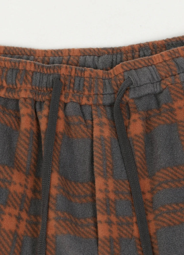 Men's Fleece Plaid Pajama Pants