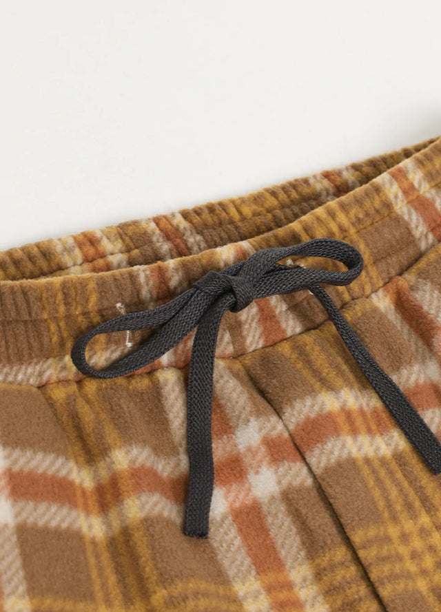 Men's Fleece Plaid Pajama Pants