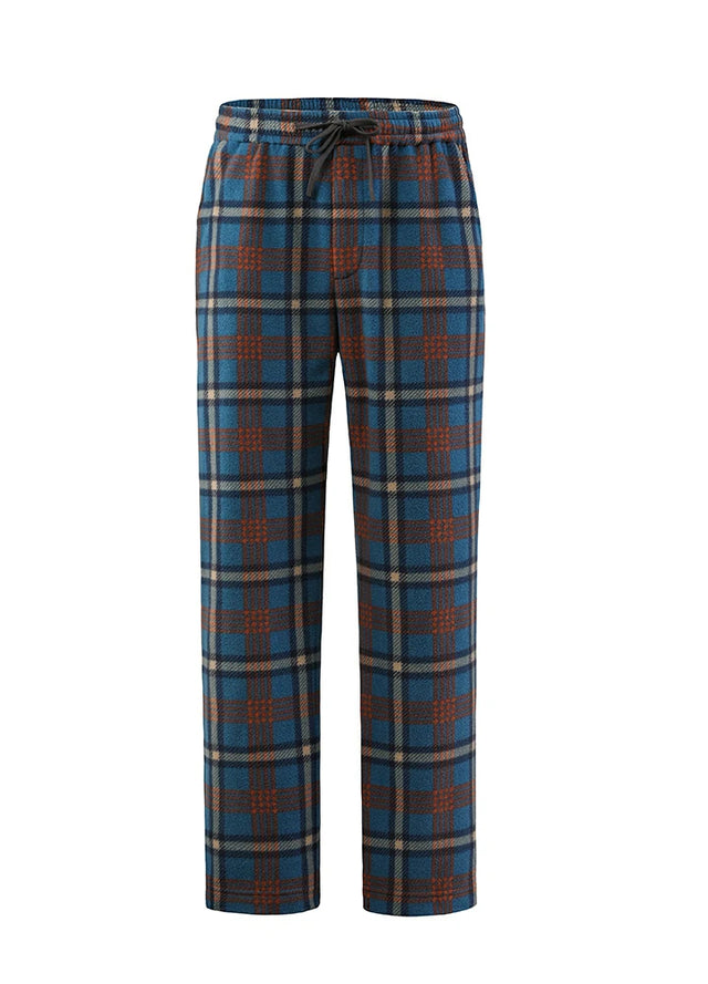 Men's Fleece Plaid Pajama Pants