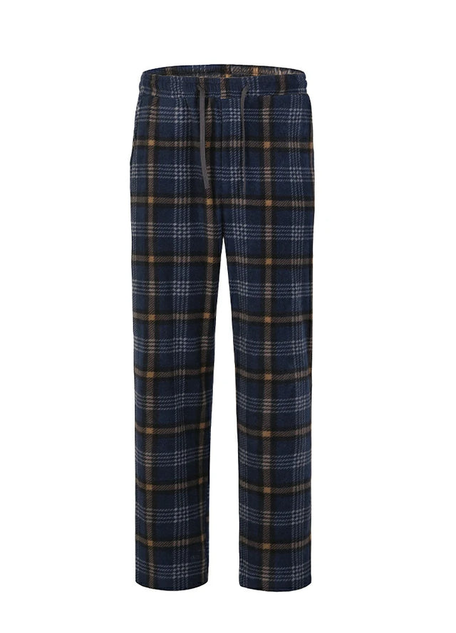 Boys Fleece Plaid Pajama Pants