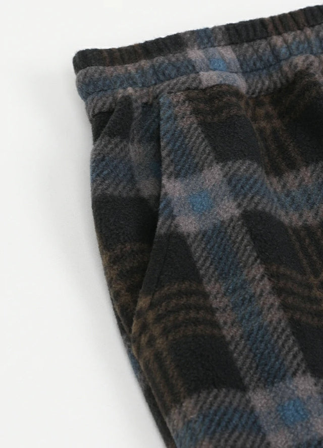 Boys Fleece Plaid Pajama Pants