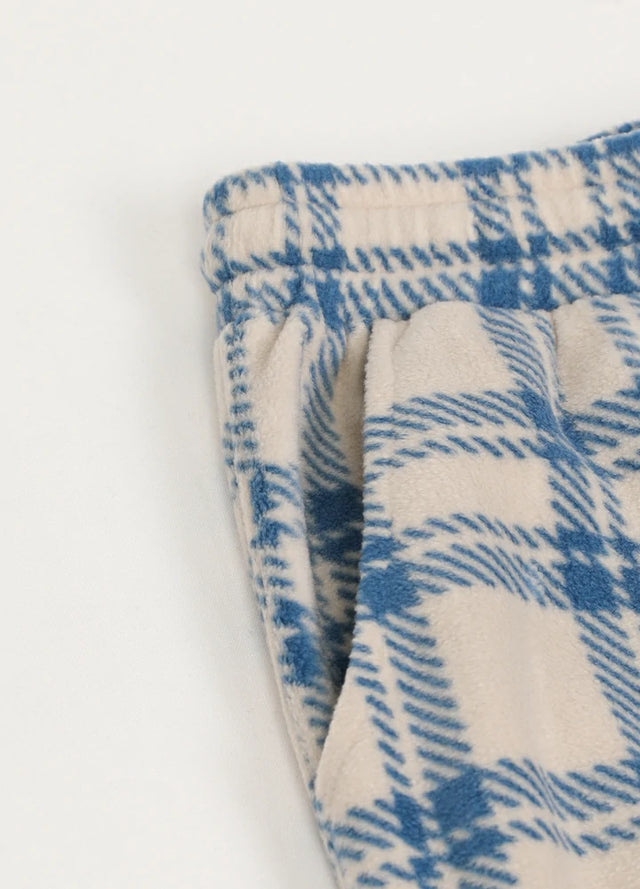 Boys Fleece Plaid Pajama Pants