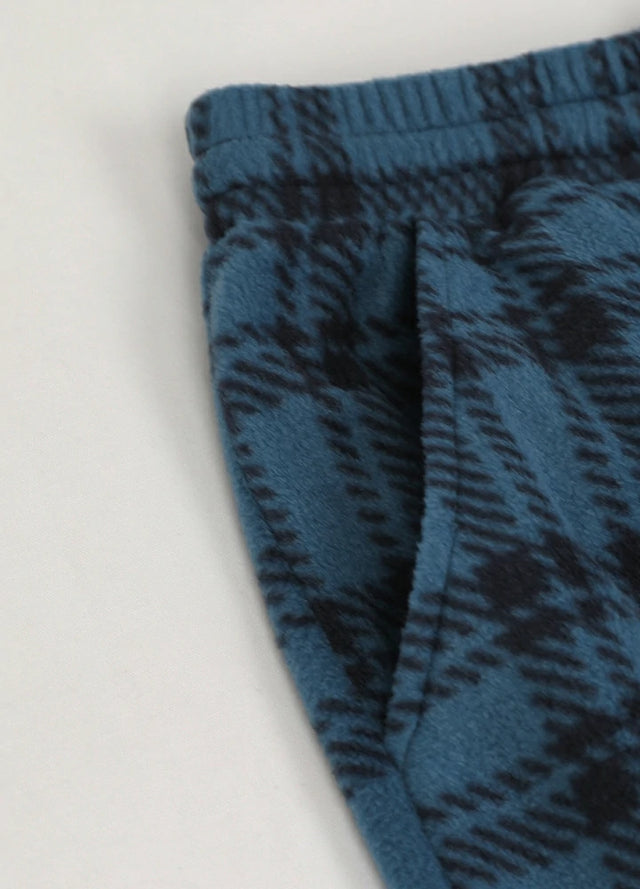 Boys Fleece Plaid Pajama Pants