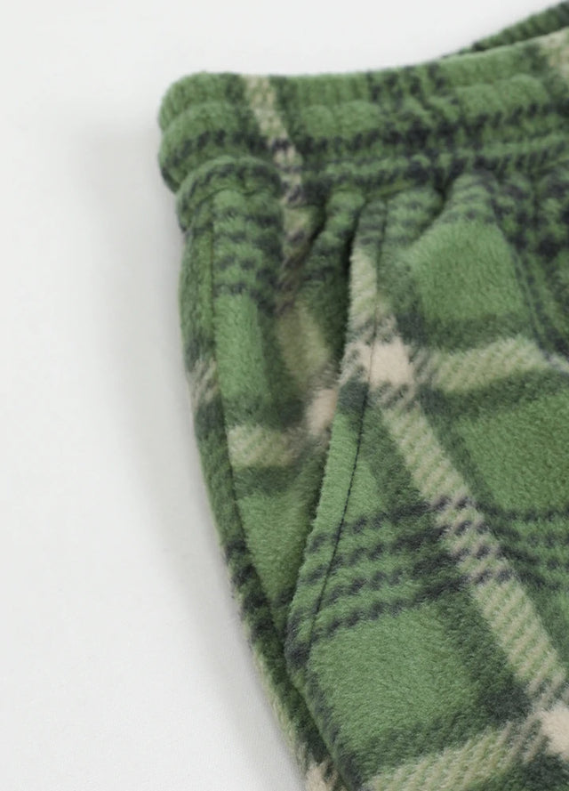 Boys Fleece Plaid Pajama Pants