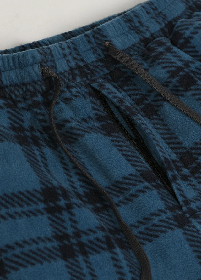 Men's Fleece Plaid Pajama Pants