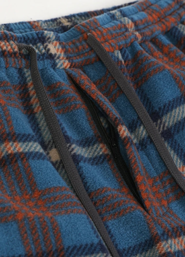 Boys Fleece Plaid Pajama Pants