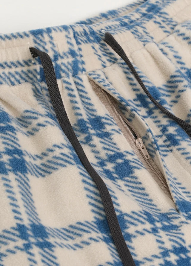 Men's Fleece Plaid Pajama Pants