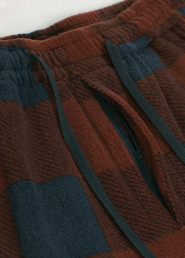 Men's Fleece Plaid Pajama Pants