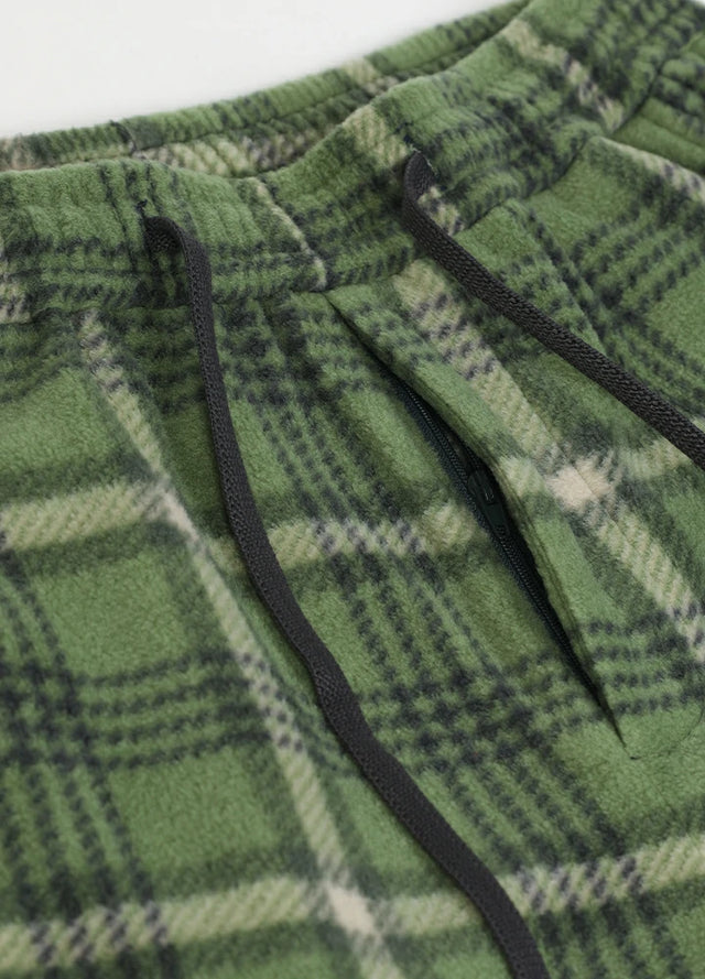 Men's Fleece Plaid Pajama Pants