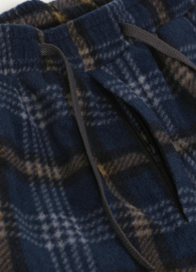 Men's Fleece Plaid Pajama Pants