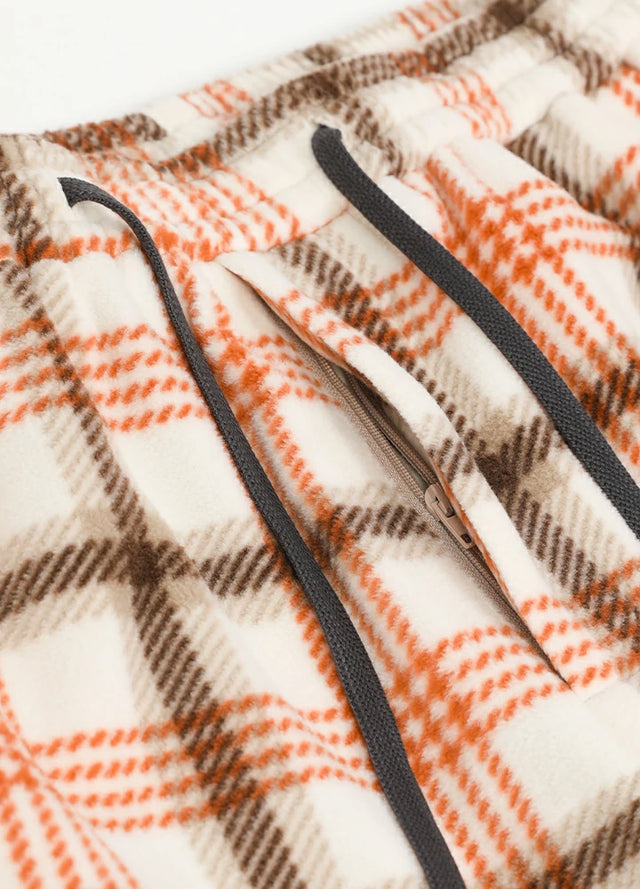 Men's Fleece Plaid Pajama Pants