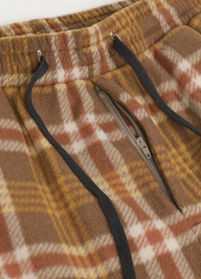 Boys Fleece Plaid Pajama Pants