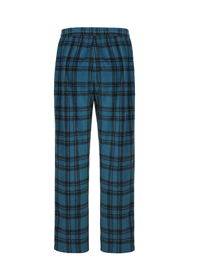 Boys Fleece Plaid Pajama Pants