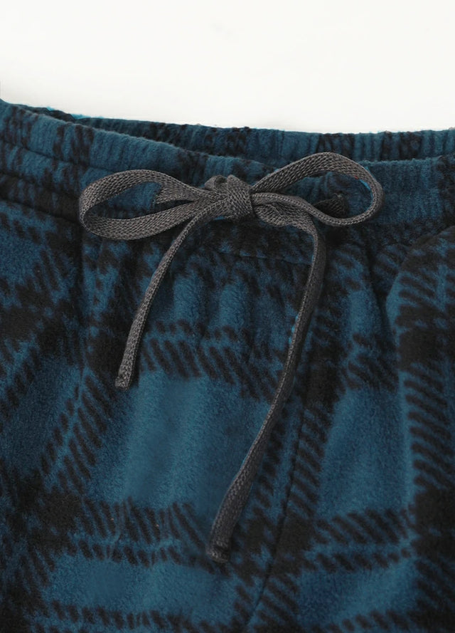 Women's Fleece Plaid Pajama Pants