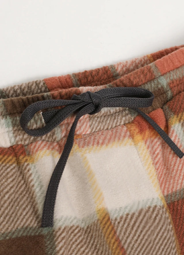 Women's Fleece Plaid Pajama Pants