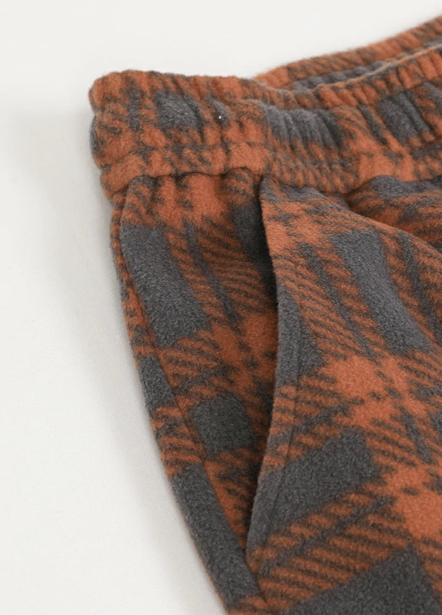 Women's Fleece Plaid Pajama Pants