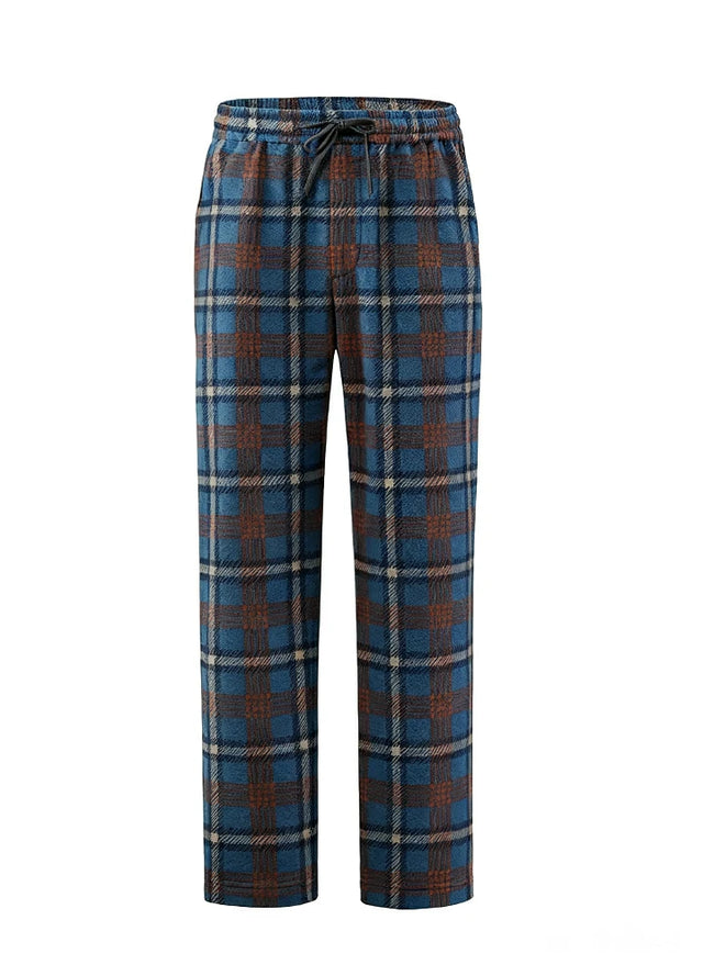 Boys Fleece Plaid Pajama Pants