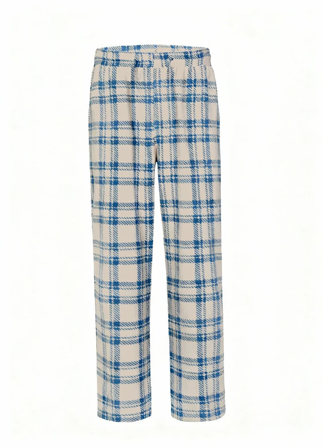 Boys Fleece Plaid Pajama Pants