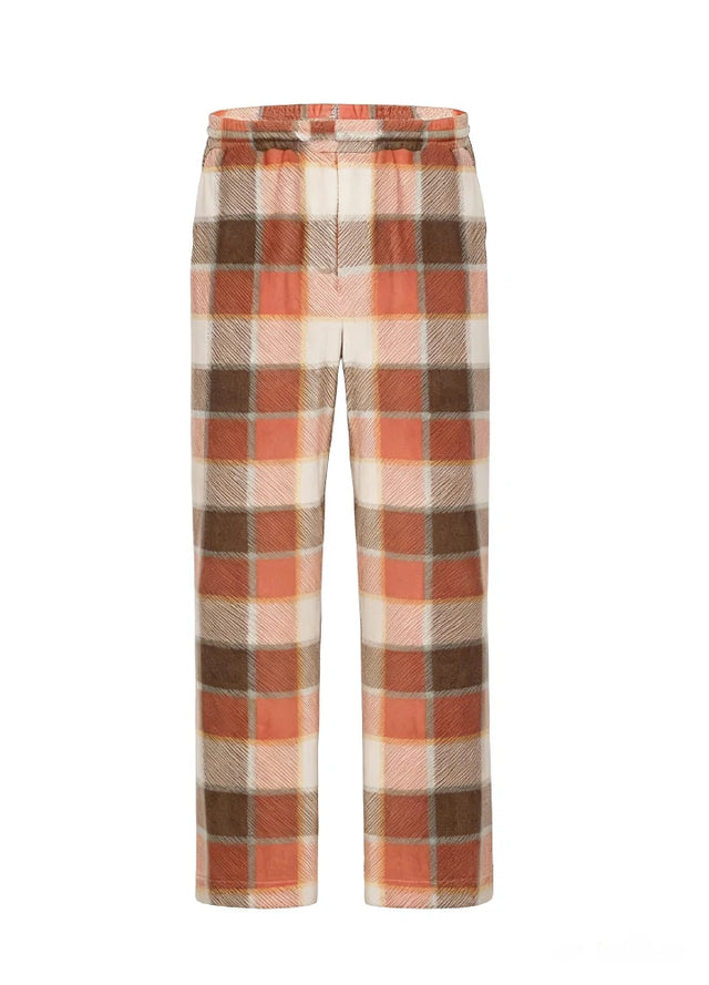 Boys Fleece Plaid Pajama Pants