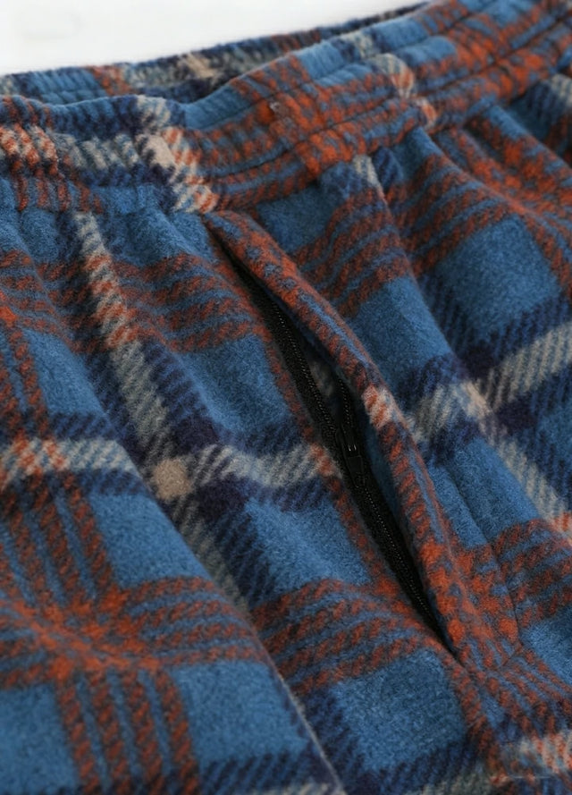 Boys Fleece Plaid Pajama Pants