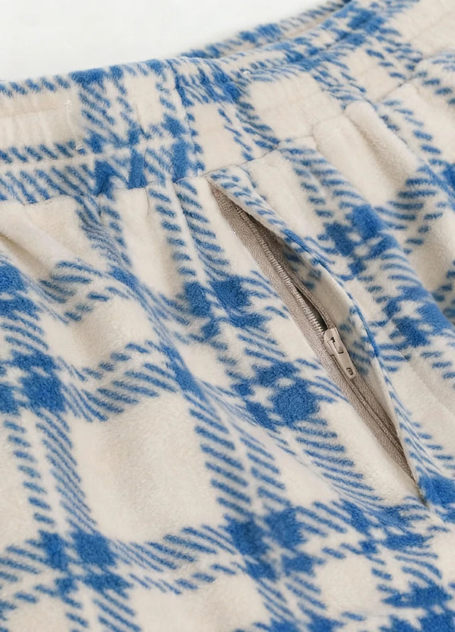 Boys Fleece Plaid Pajama Pants