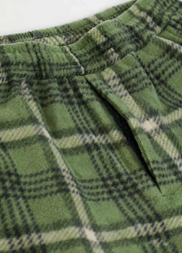 Boys Fleece Plaid Pajama Pants