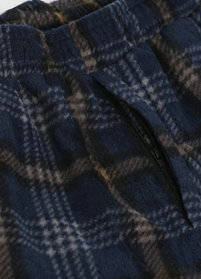 Boys Fleece Plaid Pajama Pants