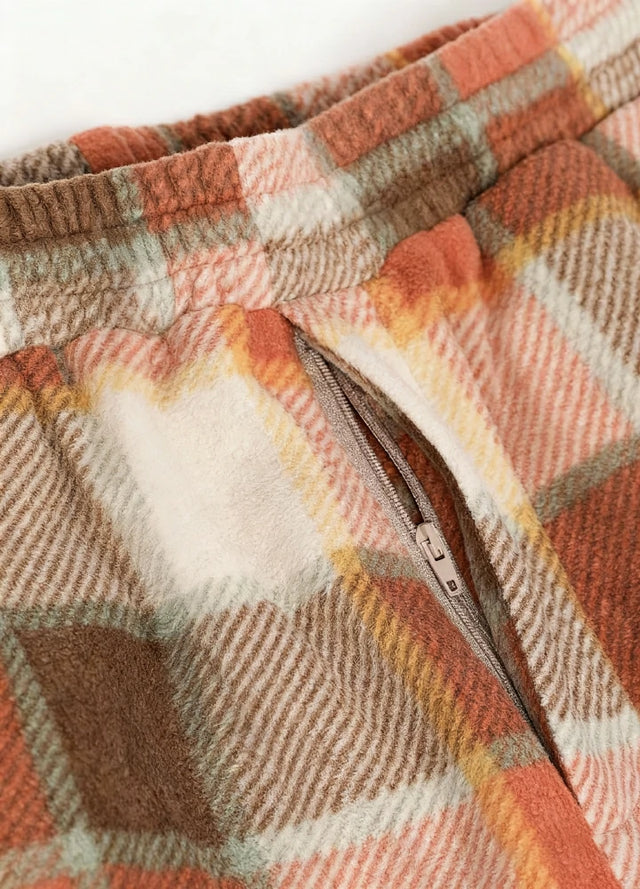 Boys Fleece Plaid Pajama Pants