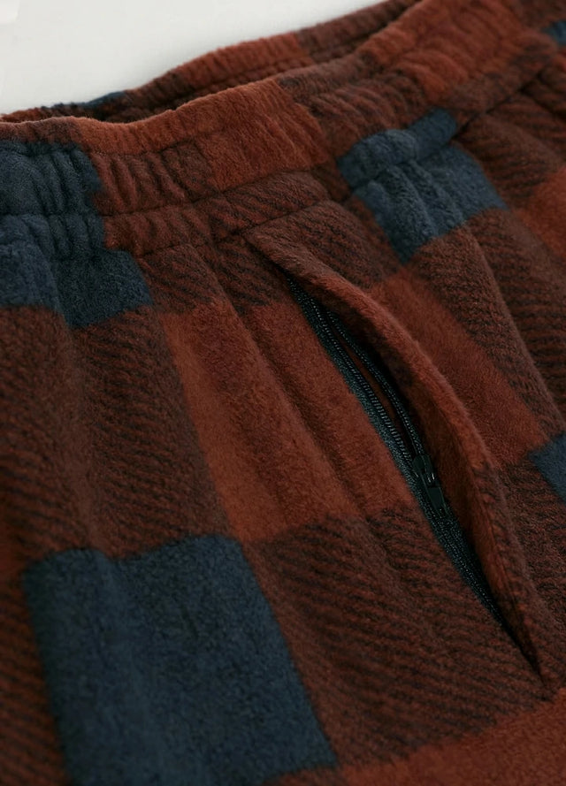 Boys Fleece Plaid Pajama Pants