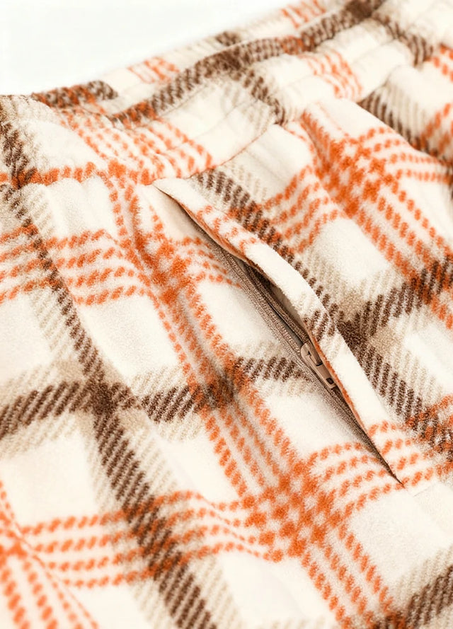 Boys Fleece Plaid Pajama Pants